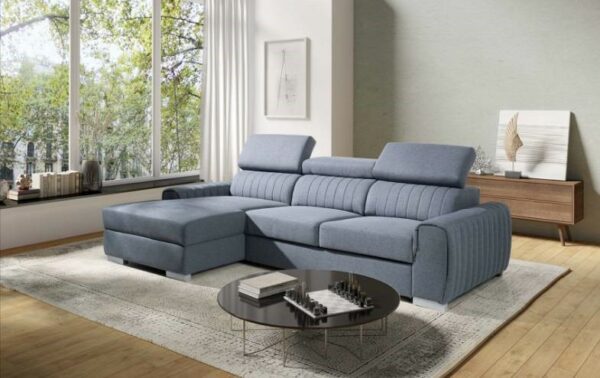 Sfeerbeeld sofa Larcia - blauw